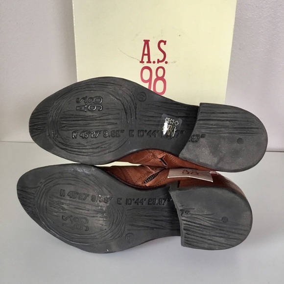 NIB A.S.98 Olin Ankle boots Cognac (42) 11 - Picture 11 of 11